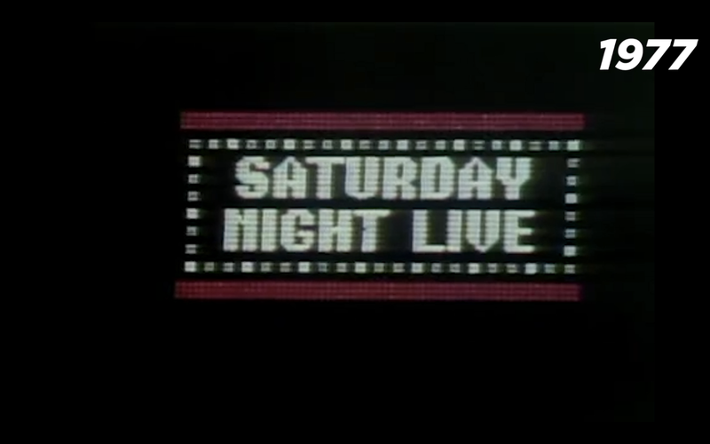 Illustration for article titled 40 years of inspired graphic design in SNL’s title sequence
